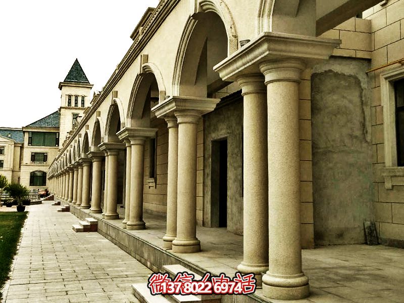 歐式風格簡易大理石羅馬柱酒店裝飾 歐式風格簡易大理石羅馬柱酒店裝飾