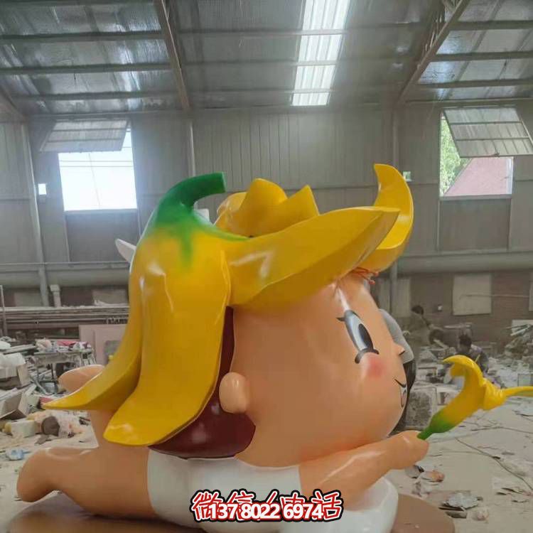 玻璃鋼戶外裝飾擺件，精致美觀、趣味卡通人物景觀