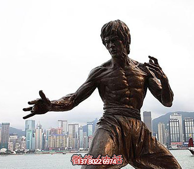 李小龍銅雕雕塑，緬懷經(jīng)典電影明星