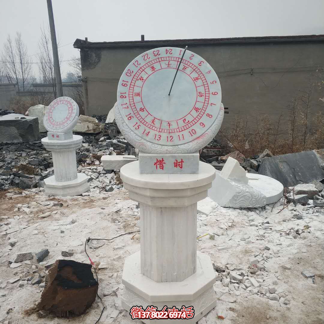 石質日晷雕塑，讓景區更加創意美觀！