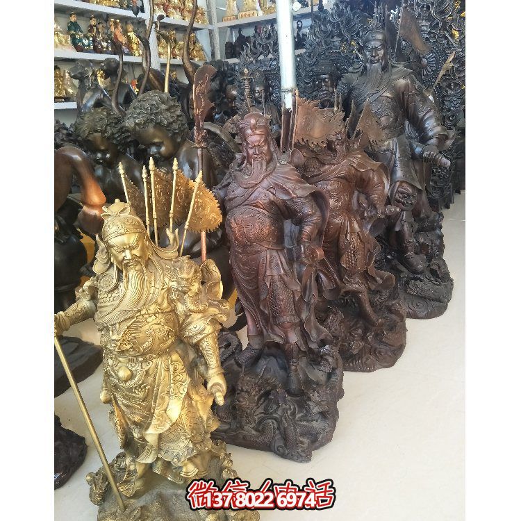 精美銅雕財神關(guān)公雕塑