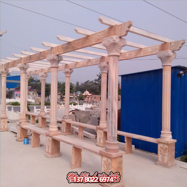 藝術(shù)花崗巖公園亭子