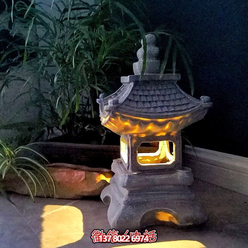 日式風(fēng)落地宮燈，創(chuàng)意裝飾庭院室內(nèi)擺件