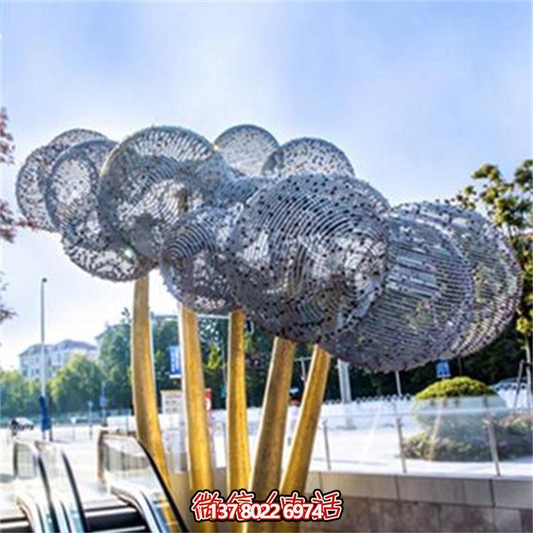 不銹鋼雕塑，點綴城市地標(biāo)，為建筑、園林、廣場、景觀增添獨特魅力