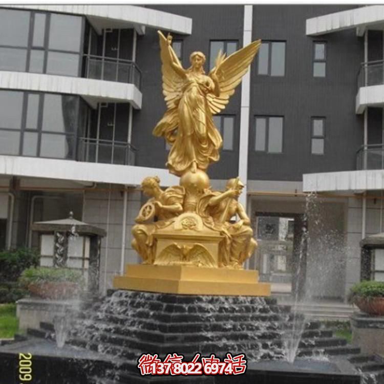 大型戶外噴泉擺件，打造美麗綠意水景景觀