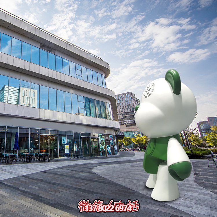 玻璃鋼創意熊雕塑，點亮商場卡通園林景觀