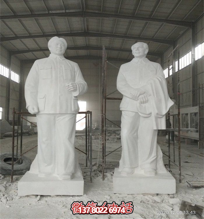 毛澤東偉人雕像，大型漢白玉雕刻，適宜于廣場等場所
