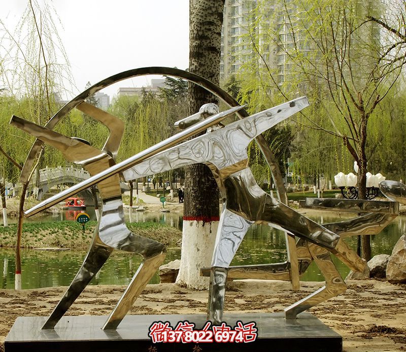 不銹鋼鏡面標槍雕塑——精致、創(chuàng)意、華美 不銹鋼鏡面標槍雕塑——精致、創(chuàng)意、華美