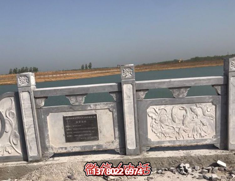 精致典雅的青石仿古河道浮雕欄桿 精致典雅的青石仿古河道浮雕欄桿