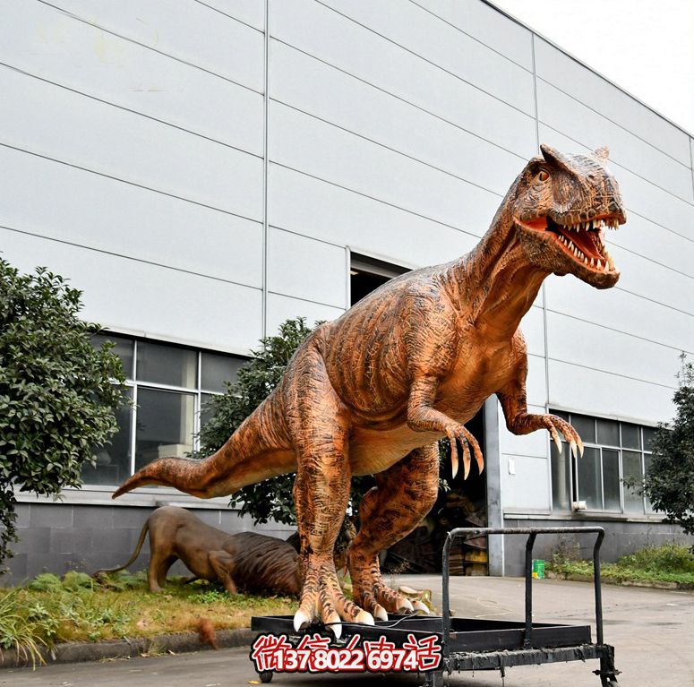 戶外園林大型仿真玻璃鋼恐龍雕塑 戶外園林大型仿真玻璃鋼恐龍雕塑
