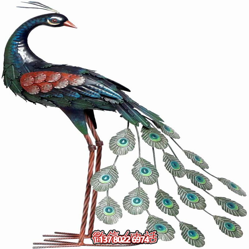 公園里擺放的不銹鋼鏤空創(chuàng)意孔雀雕塑 公園里擺放的不銹鋼鏤空創(chuàng)意孔雀雕塑
