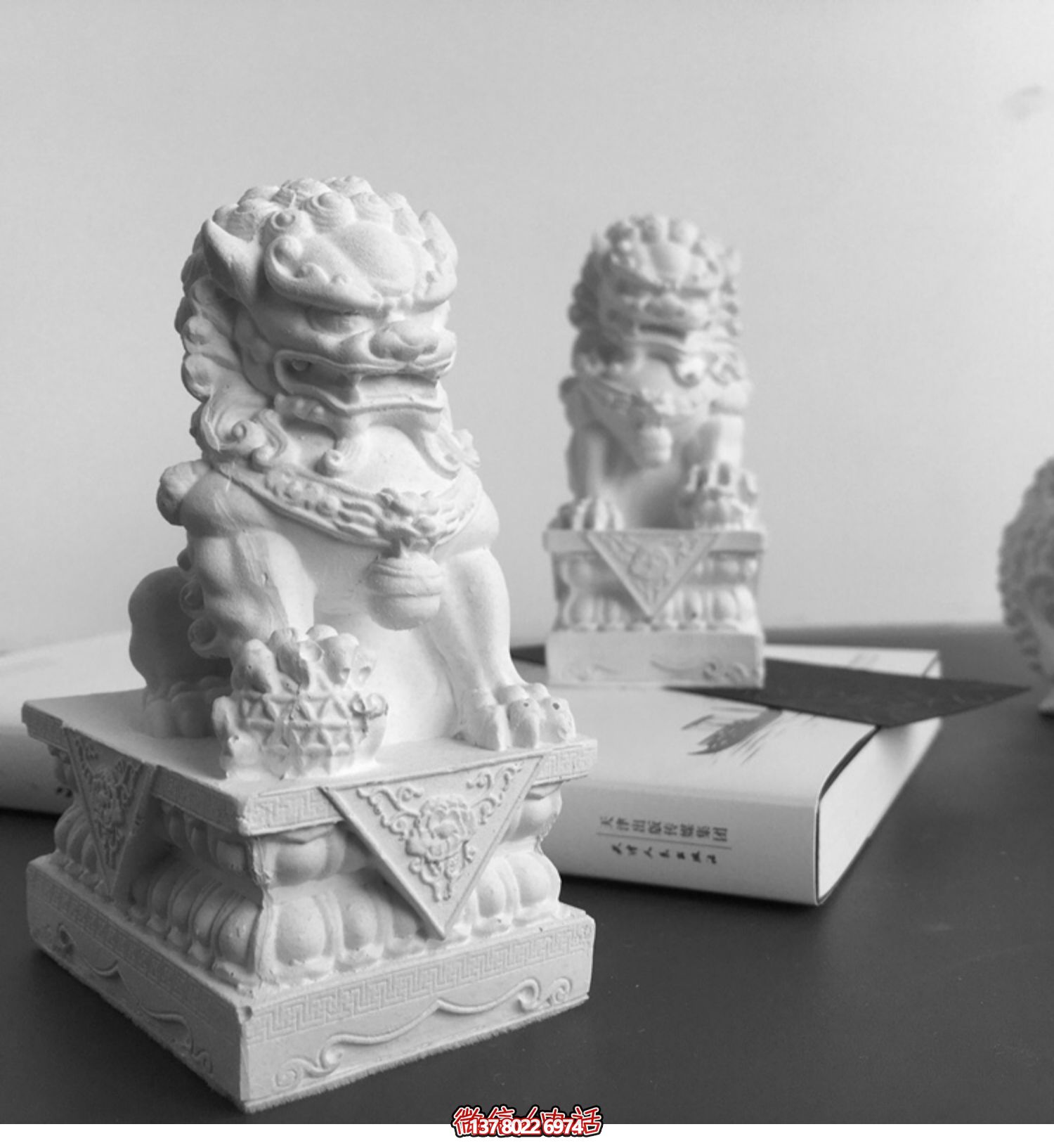 室內創意漢白玉石雕美陳裝飾品擺件獅子雕塑 室內創意漢白玉石雕美陳裝飾品擺件獅子雕塑