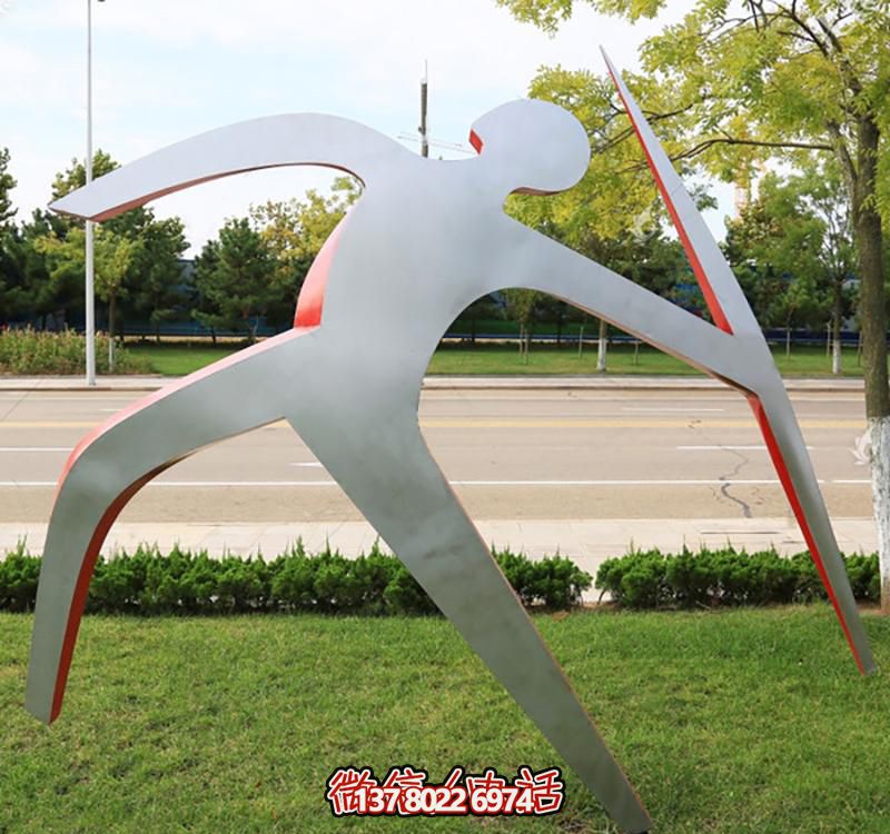 學(xué)校操場不銹鋼標槍雕塑